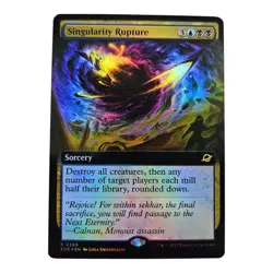 Singularity Rupture 350 Rare Foil Extended Art MTG 2025 Edge of Eternities - Image 1