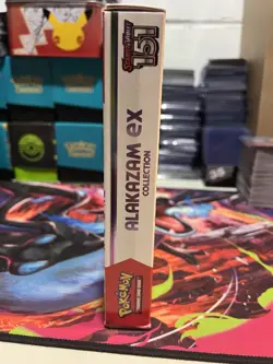 Pokemon TCG Scarlet and Violet - 151 Alakazam ex Collection Box -4 Packs-Sealed - Image 4