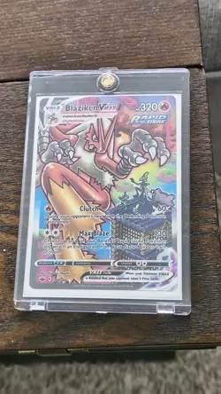 Pokemon Blaziken VMAX 201/198 Chilling Reign Ultra Rare Holo Rapid Strike - Image 1