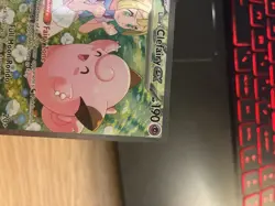 Pokemon Lillie's Clefairy EX 184/159 Sv09 Journey Together 190 HP Holo SIR - Image 2