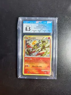 Ninetales 2010 Pokemon Heartgold & Soulsilver PSA 8 7/123 CGC 8.5 SUBGRADES - Image 1