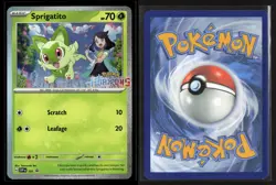 Sprigatito 191 Holo Promo Scarlet & Violet Promo Pokemon NM/M - Image 3