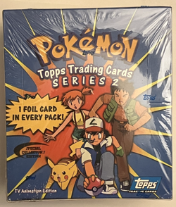 Pokemon Topps Series 2 Booster Box 2000 Blue Label English New Factory Sealed - Image 1