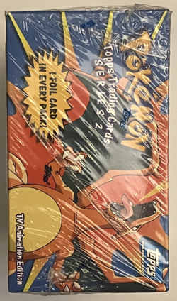 Pokemon Topps Series 2 Booster Box 2000 Blue Label English New Factory Sealed - Image 2