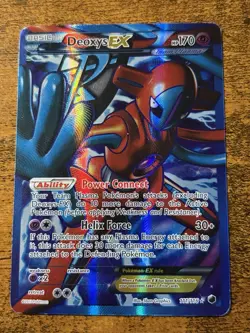 Deoxys EX Team Plasma Full Art 111/116 Plasma Freeze Holo AUTHENTIC Pokemon - Image 1