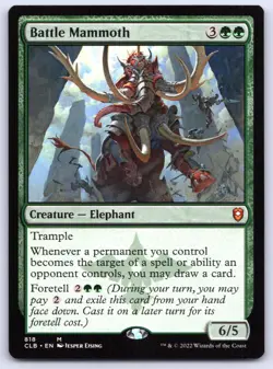 Battle Mammoth - Commander Legends: Battle for Baldur's Gate - MTG - Near Mint - Image 1
