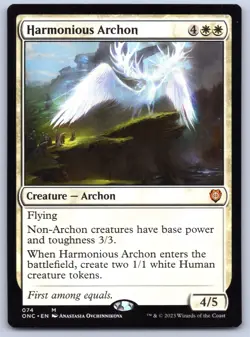 Harmonious Archon - Commander: Phyrexia: All Will Be One - MTG - Near Mint - Image 1