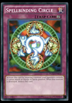 Spellbinding Circle King of Games: Yugi's Legendary Decks YGLD-ENB36 Yugioh LP - Image 1