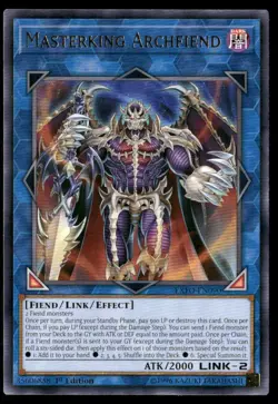 Masterking Archfiend Extreme Force EXFO-EN090 Rare Yugioh Lightly Played - Image 1