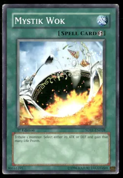Mystik Wok Structure Deck: Rise of the Dragon Lords SDRL-EN028 Yugioh DMG - Image 1