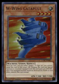 W-Wing Catapult Legendary Collection Kaiba LCKC-EN083 Ultra Rare Yugioh LP - Image 1