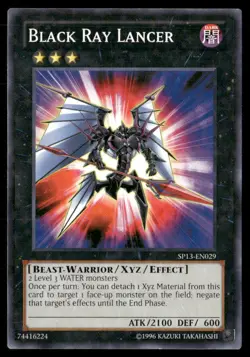 Black Ray Lancer Star Pack 2013 SP13-EN029 Common / Short Print Yugioh LP - Image 1