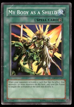 My Body as a Shield Dark Revelation Volume 1 DR1-EN147 Yugioh DMG - Image 1