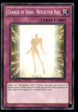 Change of Hero - Reflector Ray Legendary Collection 2 LCGX-EN116 Yugioh LP - Image 1