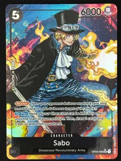 Sabo (OP04-083) (Alternate Art) - Kingdoms of Intrigue (OP04) - One Piece - Image 1