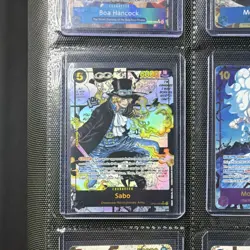 Sabo OP04-083 Kingdoms of Intrigue EN Super Rare Alternate Art Foil - Image 1