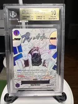 One Piece - Gear Two OP11-080 - A Fist of Divine Speed ALT ART, BGS 10 (English) - Image 1
