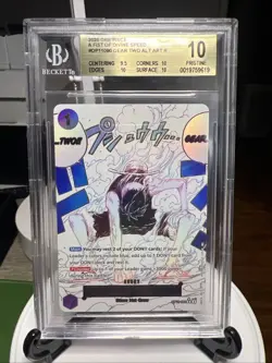 One Piece - Gear Two OP11-080 - A Fist of Divine Speed ALT ART, BGS 10 (English) - Image 3