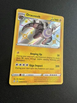 Dracozolt SV045/SV122 Shining Fates Shiny Holo Rare Pokemon Card NM - Image 2