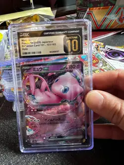 Mew ex 195/165 Sv2a: Pokemon Card 151 Holo (Japanese) CGC Pristine 10 - Image 1