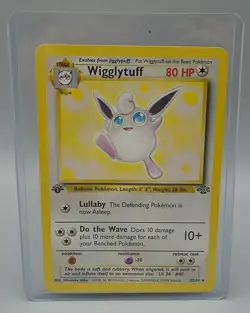 Pokemon Card Wigglytuff 1st Edition Jungle Set Non Holo 32/64 1999 Wizards - Image 3