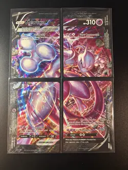 Mewtwo V-Union [Set of 4] SWSH: Sword & Shield Promo Cards English NM - Image 1