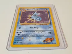 Misty's Seadra #117 - Gym Heroes set rare holo 9/132 prerelease Pokemon card LP - Image 3