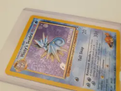 Misty's Seadra #117 - Gym Heroes set rare holo 9/132 prerelease Pokemon card LP - Image 4