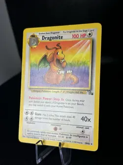 Dragonite 19/62 Fossil Non Holo Rare Pokemon Card WOTC 1999 Vintage Set NM 🔥 - Image 2