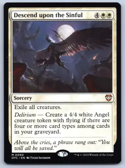 Descend upon the Sinful - Commander: Outlaws of Thunder Junction - MTG - Near Mi - Image 1