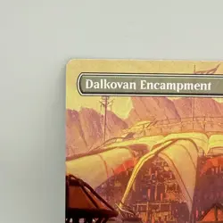 Dalkovan Encampment 0394 Rare Borderless Foundations MTG Land Card 2025 - Image 4