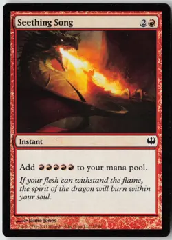 Seething Song (70) - Normal - Duel Decks: Knights vs. Dragons (DDG) - NM - Image 1
