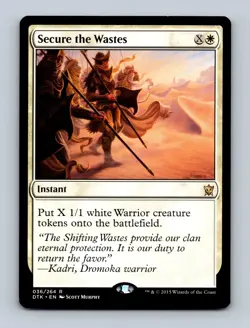 Secure the Wastes Dragons of Tarkir Non-Foil MTG NM - Image 1
