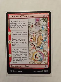 The Cave of Two Lovers - Avatar - NM - Uncommon - Enchantment Saga - MTG - Image 1