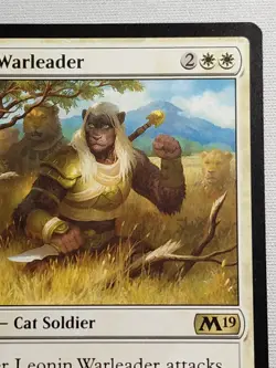 Leonin Warleader Core Set 2019 Regular - Image 4