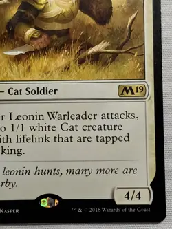 Leonin Warleader Core Set 2019 Regular - Image 5
