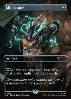 Mindcrank Fallout: Rad Secret Lair Foil MTG NM - Image 1