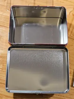 Pokemon 25th Anniversary Celebrations Lunch Box Tin EMPTY stickers+ect. included - Image 4