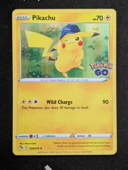 Pikachu (28) 028/078 Pokemon GO Pokemon NM Holo - Image 1