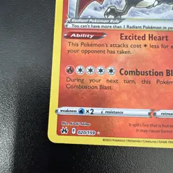 Pokemon TCG Radiant Charizard 020/159 Crown Zenith Mint/Near Mint - Image 3