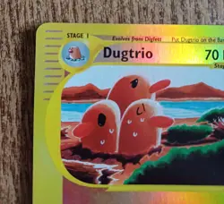 Dugtrio 52/144 | Skyridge 2003 | Reverse Holo | M/NM | Komiya Art | Pokemon TCG - Image 3
