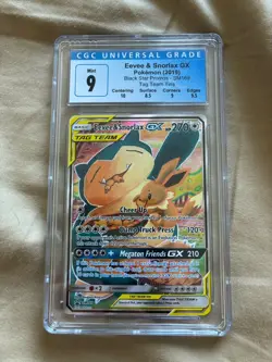 Pokemon TCG Eevee & Snorlax GX SM169 - Image 1