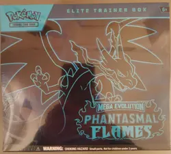 Pokemon Mega Evolution Phantasmal Flames ETB Elite Trainer Box (New/Sealed) - Image 1