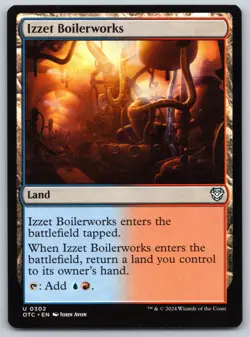 Izzet Boilerworks - Commander: Outlaws of Thunder Junction - MTG - Near Mint - Image 1