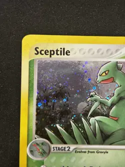 Sceptile 11/109 Ruby and Sapphire Holo - Pokemon 2003 - HP/DMG - Image 3