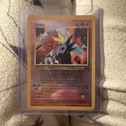 Rare Entei Holo #34 PERFECT MINT! Promo Holo - Image 1
