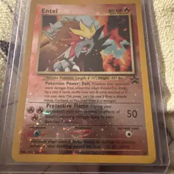 Rare Entei Holo #34 PERFECT MINT! Promo Holo - Image 2