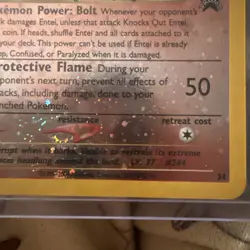 Rare Entei Holo #34 PERFECT MINT! Promo Holo - Image 3