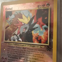 Rare Entei Holo #34 PERFECT MINT! Promo Holo - Image 4
