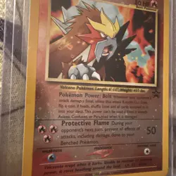 Rare Entei Holo #34 PERFECT MINT! Promo Holo - Image 5